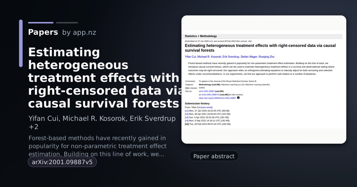 Estimating heterogeneous treatment effects with right-censored data via ...